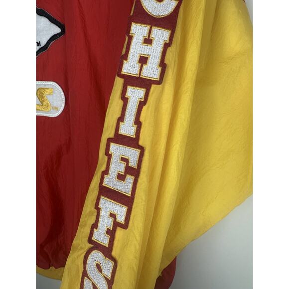 Vintage Team NFL Unique Sports Generation Kansas City Chiefs Pullover Jacket 2XL - Picture 4 of 16